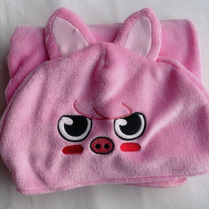 MINISO Kpop Skzoos Плед с капюшоном Мультяшный Милый Фланелевый Ленивый Шарф Накидка Пледы БанЧан ЛиНо ЧанБин Феликс Подарки Декор для Дома