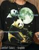 Vintage Panda Moon 90S Graphic Style Comfort Colors® Tshirt, Retro Animal Lover Faded Sweater, Nature Y2K Streetwear Cute Bear Tanktop,