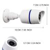 1PC Dummy Fake Camera Simulated Surveillance Security CCTV Dome Camera With One LED Light For Indoor Outdoor Home Store