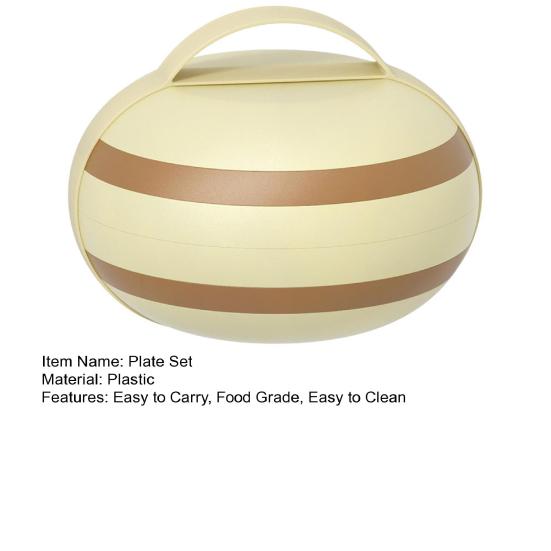 Полезная пищевая съемная тарелка для еды, посуда, оборудование для кемпинга, набор бытовых принадлежностей, тарелок