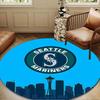 Seattle Logo Round mat, Anti-slip Circle Carpet Chair rug For livingroom,Bedroom, doormat home decor Gift Christmas Gifts