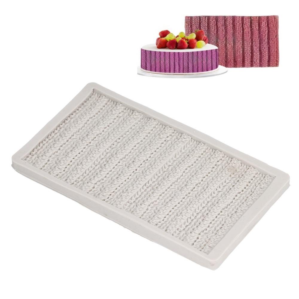 Flexible Non-Stick Texture Decorating Mold Sugar Craft Mold Cupcake Chocolate Candy Decorating