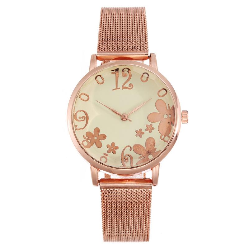 Часы Art Flower Ladies Watch женские часы Milan Quartz Watch с сетчатым ремешком женские часы