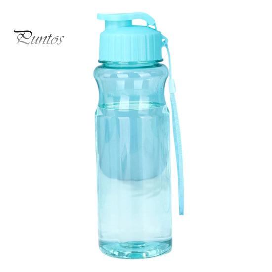 PC Water Container Sports Bottle, with Flip Lid, 550ml Capacity Leak-Proof Portable Bottle for Hiking Cup, Outdoor Fitness Gym And One Click