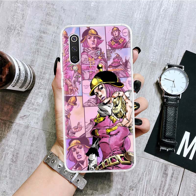 Чехол для телефона JoJo Bizarre Adventur с аниме для Xiaomi Redmi Note 10 9 8 11 Pro 11T 11S 10S 9S 9A 9C 9T 8T 8A 7 7A 5 с художественным узором