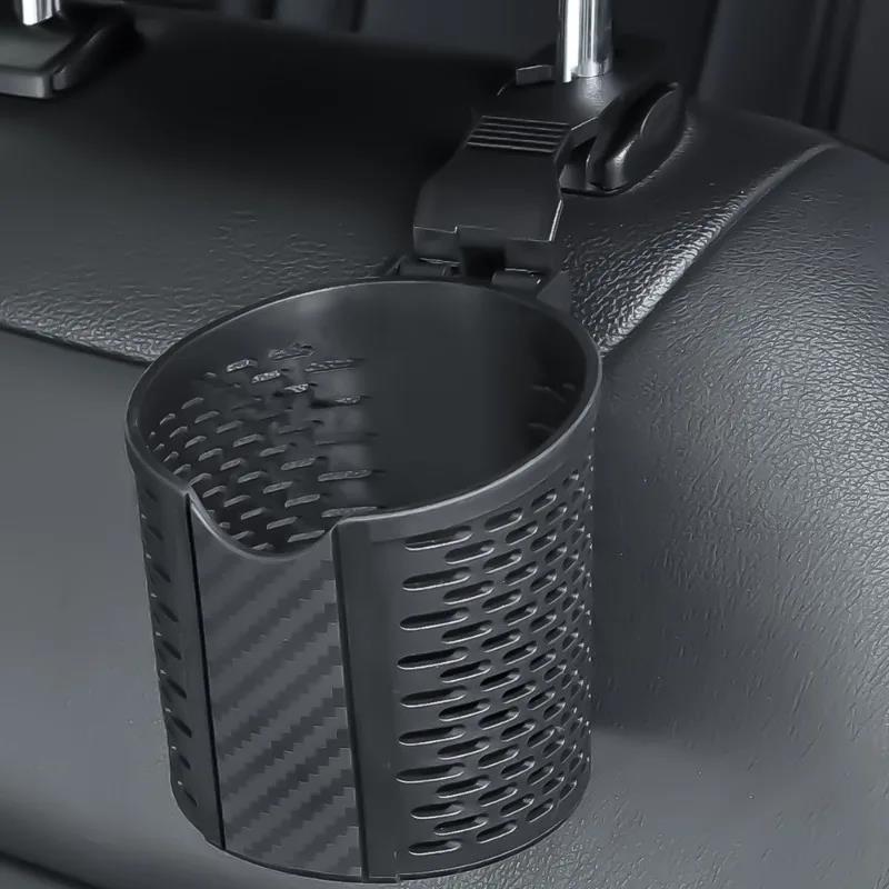 Car Seat Back Cup Holder Portable Auto Drink Organizer Storage Basket Phone Holder Water Cup Bracket Car Interior Accessories Cup Holders 5