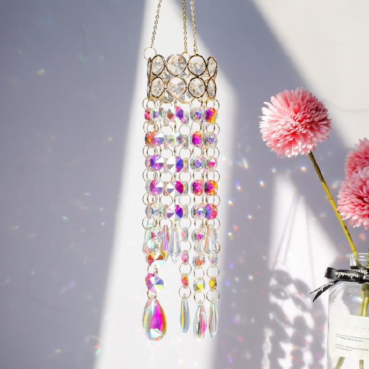 Crystal Sun Catchers Prisms Hanging Drop Home Garden Decoration Windchime Rainbows Crystal Sun Catchers