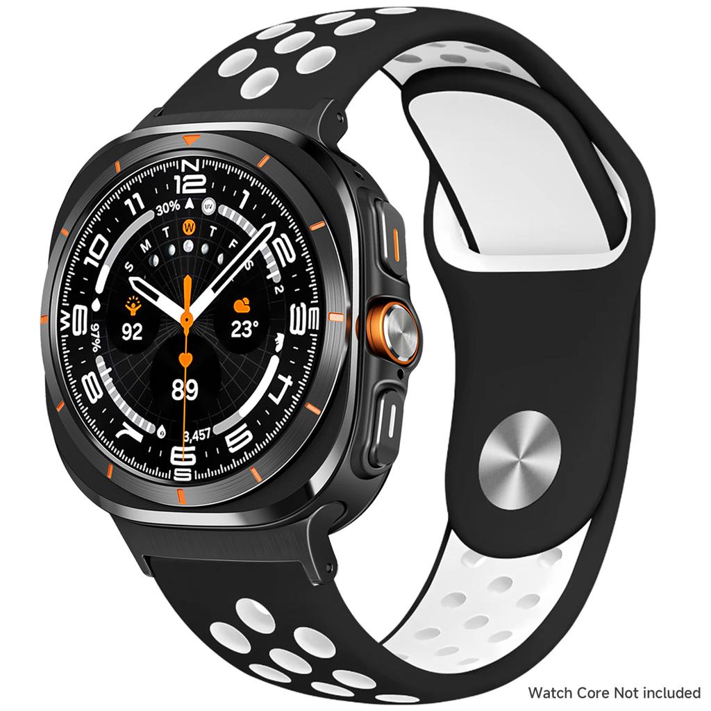 Силиконовый ремешок для Samsung Galaxy Watch 8 40 мм 44 мм 8 Classic 46 мм Спортивный дышащий браслет для Galaxy Ultra 2025 47 мм Ремешок