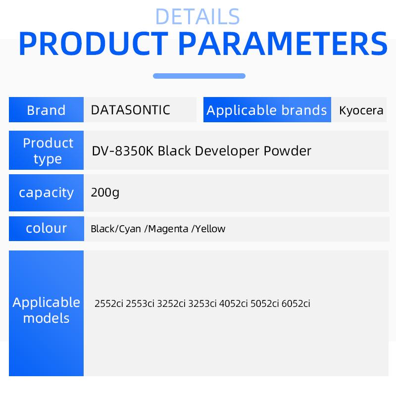 302L793010 (ДВ-8350К) Черный порошок проявителя для Kyocera TASKalfa 2552ci 2553ci 3252ci 3253ci 4052ci 5052ci 6052ci
