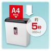 Asuka Home Shredder, Cross-Cut, Shreds 7 Sheets, 2-Minute Use Time, Speedy Shredding, Slim Design, 9.7L Dust Bin, A4/100 Sheets, S38, White