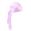 New Men's Long Silky Satin Breathable Turban Hat Wigs Doo Durag Biker Headwrap Chemo Cap Pirate Hat Men Hair Accessories