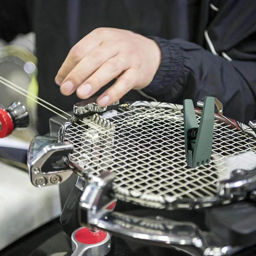 Алюминиево-цинковый цинковый сплав Бадминтон Летающий зажим 4 зубца Зажим для струн ракетки Для любителя