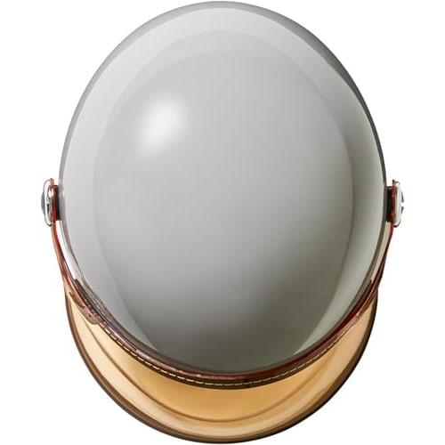 MARUSHIN Motorcycle Jet Helmet MCJ6 BUBBLE RIDER MEN L Size (59~60cm) Gray Product Number: 05301032