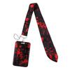 Bloodstain ID Badge Holder Dacron Keychain Neck Lanyard Office