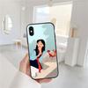BF83 Чехол-ракушка для телефона с принтом принцессы Мулан для iPhone 16 15 14 13 12 Pro Max Plus Mini