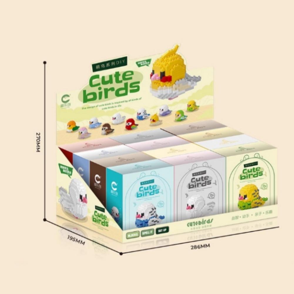 Bird Building Blocks For Kids Boys And Girls Building Bricks Toy For Decorating Small Creative Educational Toys