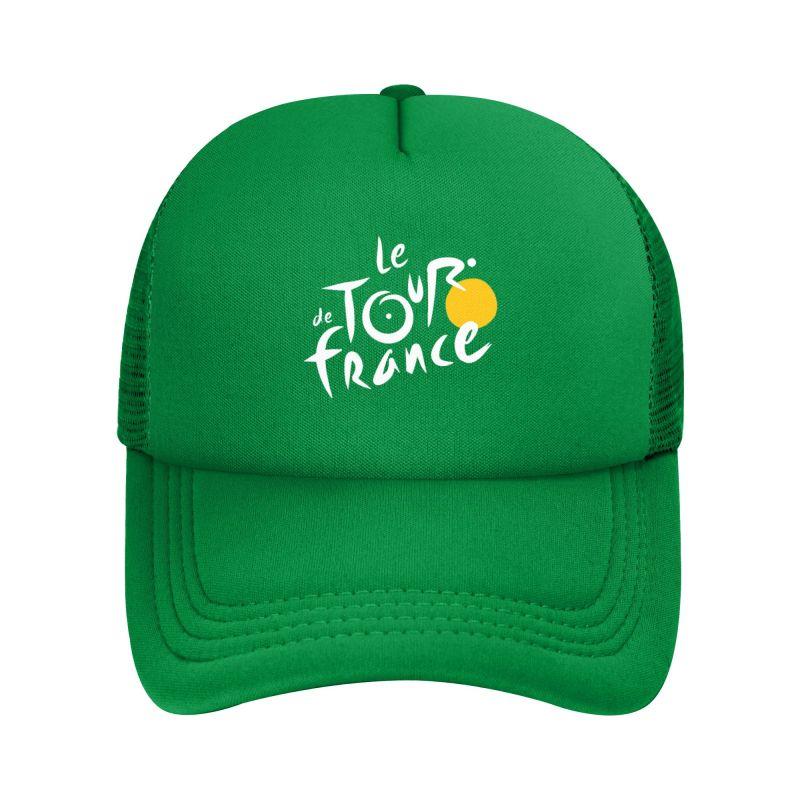Сетчатая бейсболка Tour De France Унисекс Однотонная Кепка Тракер Летняя Дышащая Регулируемая Кепка Snapback Внешний Козырек от Солнца Кепки