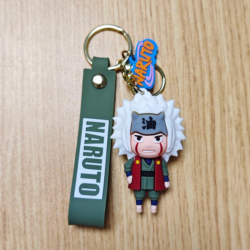 Брелок с персонажем Наруто: Наруто, Хината, Какаши, Саске, Джирайя Кукла-подвеска Брелок