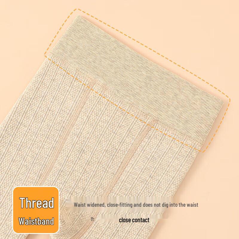 Теплые вязаные леггинсы для девочек с флисовой подкладкой