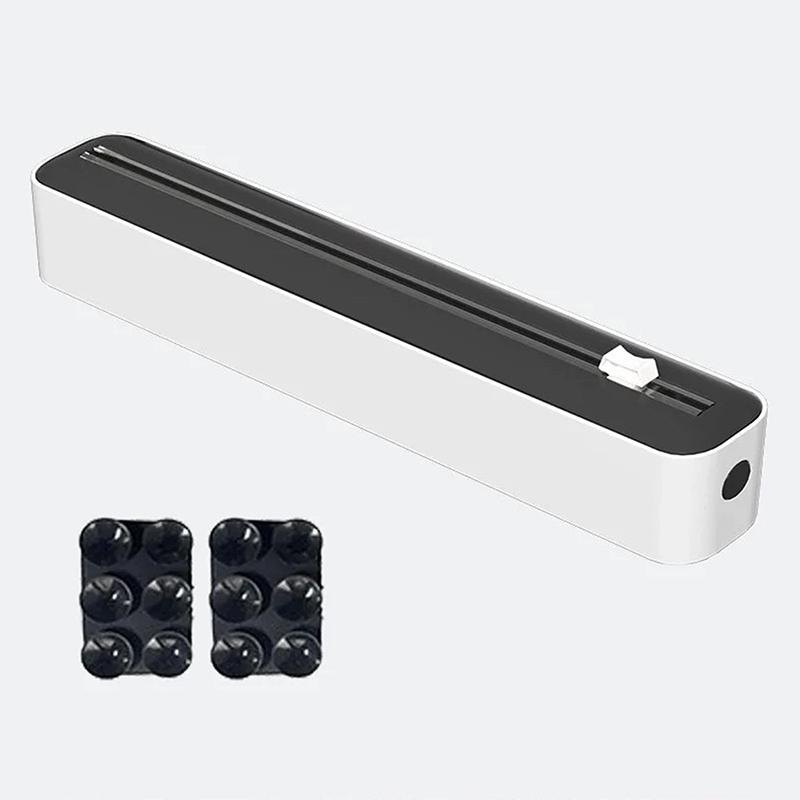 Диспенсер для пластиковой пленки 2 в 1, резак для пищевой пленки, ящик для хранения оберток, резак для алюминиевой фольги и стретч-пленки, кухонные принадлежности