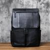 NZPJ Vintage Genuine Leather Men's Backpack Top Layer Cowhide Casual Backpack 16 "Laptop Bag Large Capacity Outdoor Travel Bag