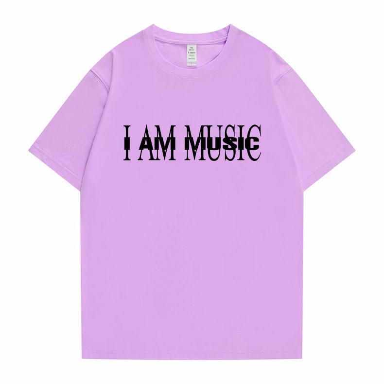 Футболка с графическим принтом обложки нового альбома рэпера Playboi Carti I Am Music, мужская повседневная винтажная футболка, мужские футболки свободного покроя в стиле хип-хоп