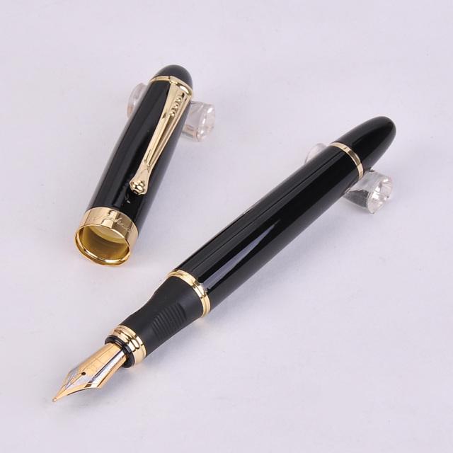Новое поступление Jinhao X450, роскошная синяя перьевая ручка, высококачественные металлические чернильные ручки для офисных принадлежностей, школьные принадлежности