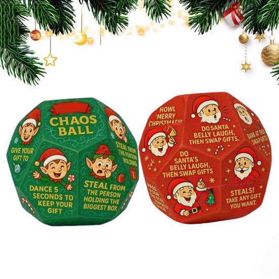 Шт. Веселая игра для вечеринки обмена подарками Кубики Санта Обмен подарками