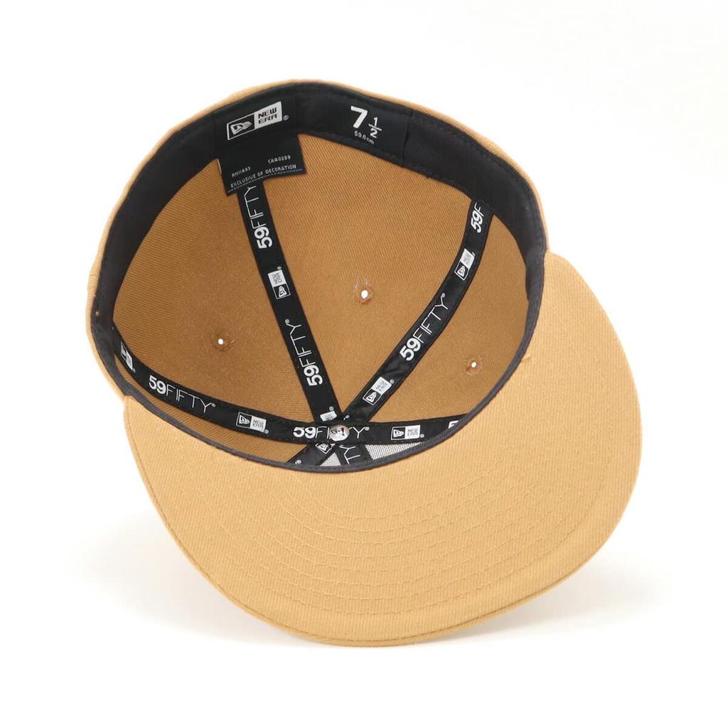 New Era Cap 59FIFTY Plain Basic Wheat 7 18 5950 BASIC WHE SWHI 25J