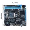 Материнская плата H61 с сокетом LGA1155 для процессоров I3/I5/I7, 16 ГБ Micro-ATX двухканальная DDR3 1066/1333/1600 МГц для настольного компьютера, основная плата