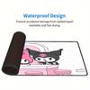 Hello Kitty, Cafe Themed XXL Mouse Pad - Non-slip Rubber Desk Mat for Gaming and Office Use, Multi-Function Keyboard and Mouse Pad, Ideal Gi