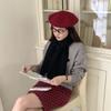 Simple Winter Cashmere Scarf Solid Color Women Scarves Shawl Casual Wool Knitted Scarf  Gifts