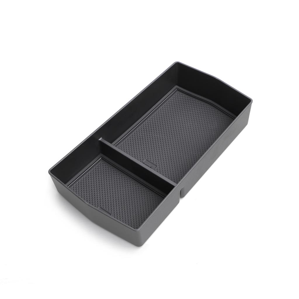 Center Console Armrest Storage Box for VW ID.7 ID7 Car Central Tray Organizer Accessories Tidying Black