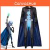 Megamind Cosplay Halloween Jumpsuit Cloak Set Performance Costume For Adult
