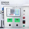 ZONESUN ZS-DTDP20-2 Desktop 2-Head Diaphragm Pump Filling Machine for Gel, Shampoo, Juice & Liquid Bottle Packaging