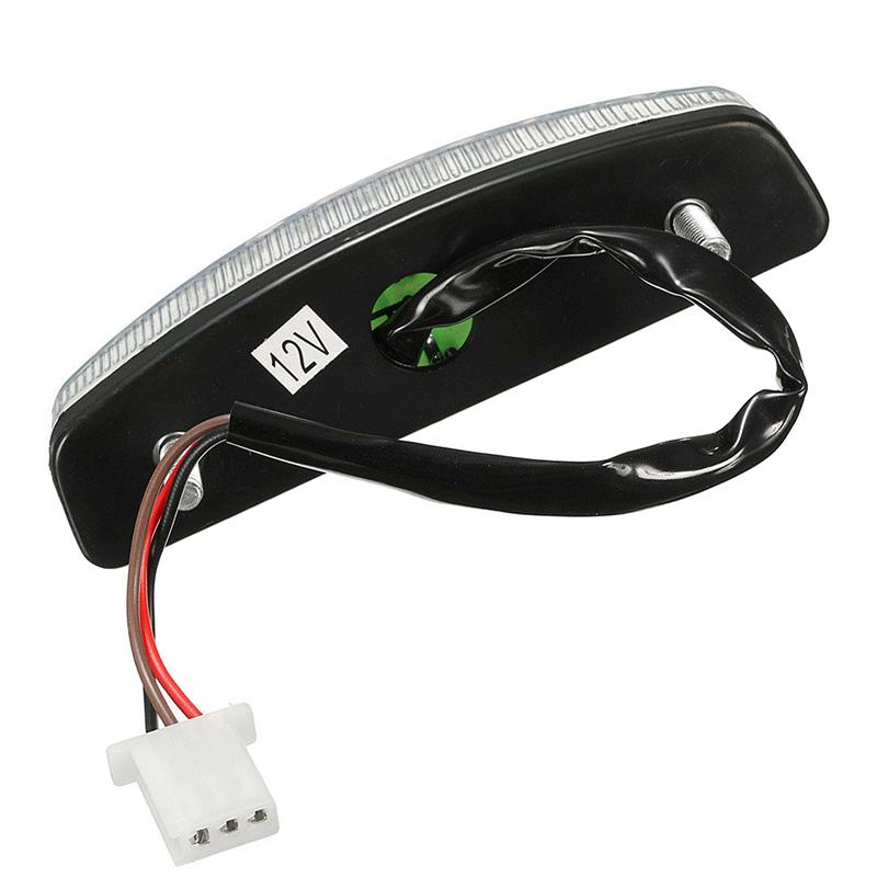 12 В мотоцикл Quad ATV Байк светодиодный тормозной стоп-сигнал работает задний фонарь универсальный