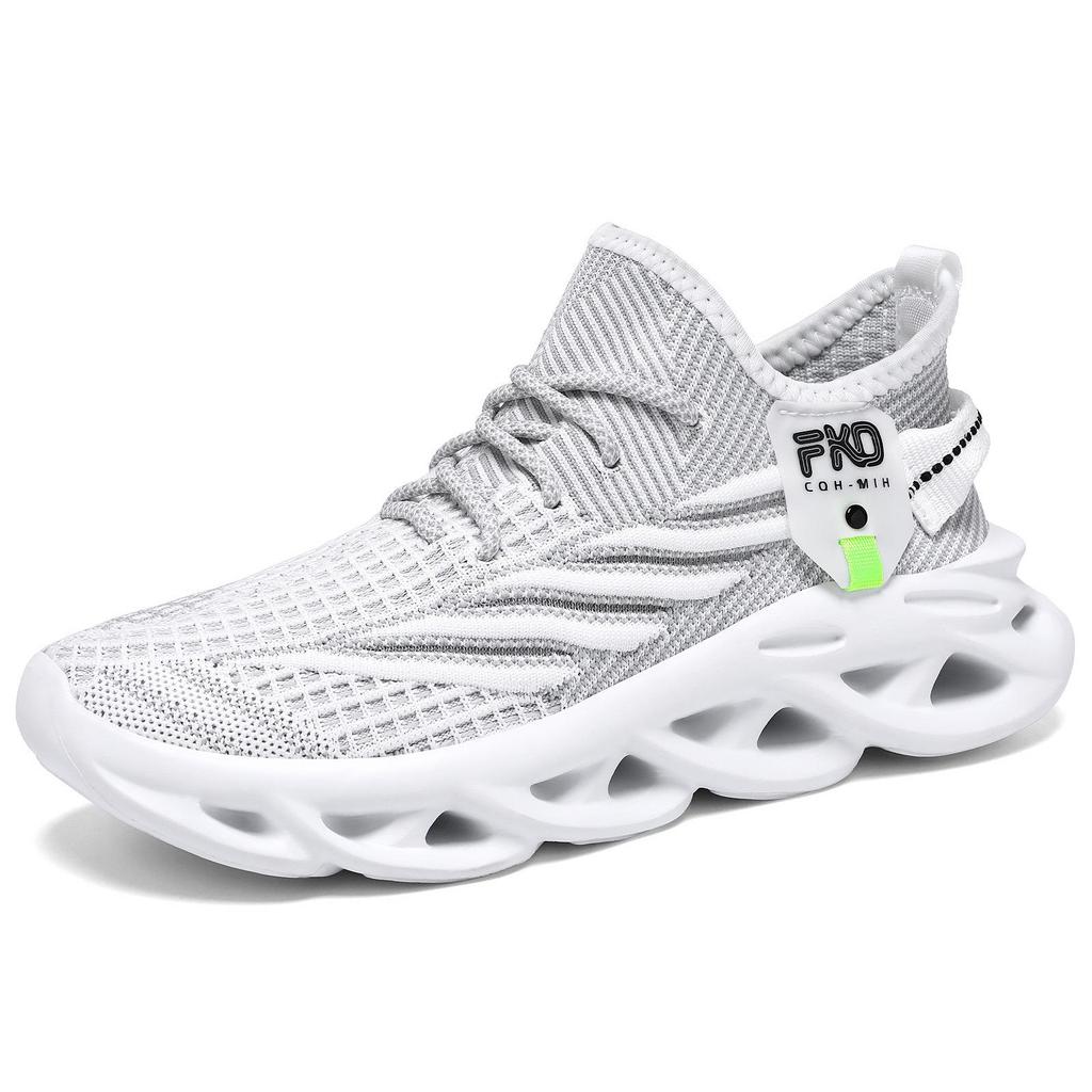 Унисекс Кокосовые Дышащие Кроссовки Flyknit на Подошве Blade Повседневные Спортивные Обувь