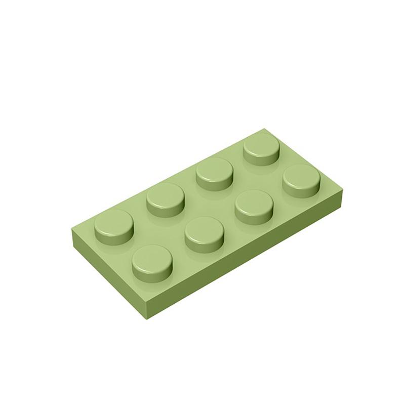Свинья Радуга Детали MOC 3020 Пластина 2x4 Для Строительных Блоков Детали DIY Совместимые Собирает Образовательные Технологичные Детали Игрушки