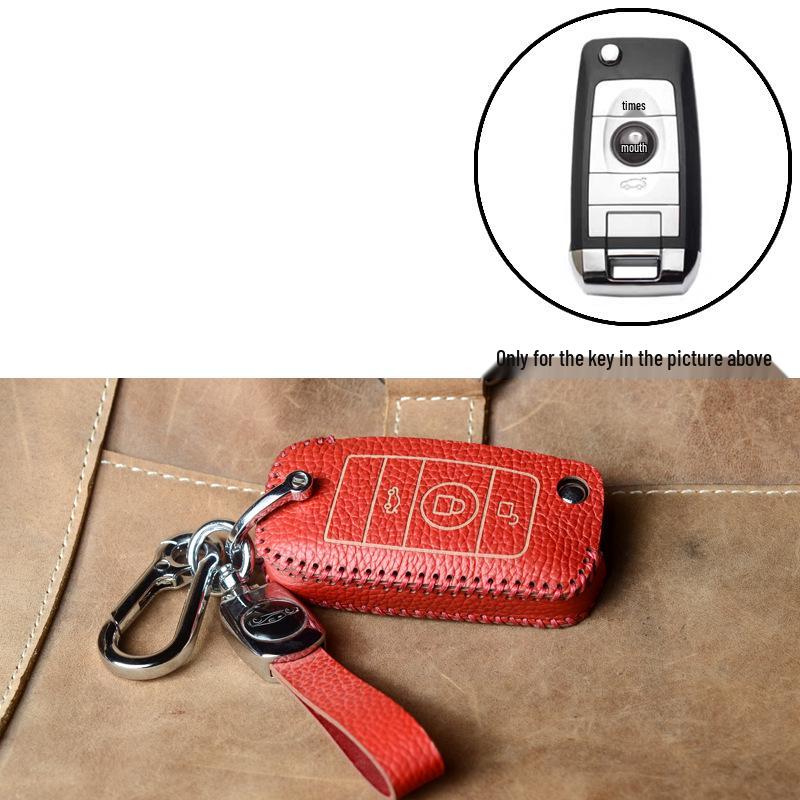 Rolls-Royce Style Cowhide Key Bag for Remote Control Modification