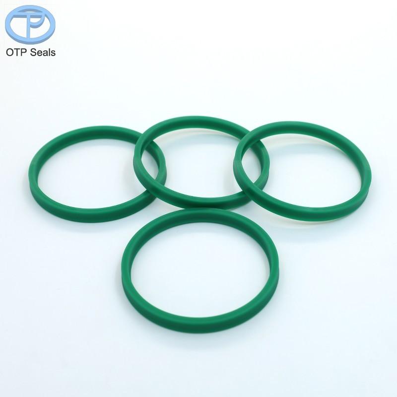 Y-type sealing ring polyurethane single lip piston rod PU green Y-ring seals non-standard parts shaped parts factory customized