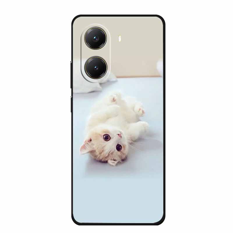Чехол для Poco X7 Pro X 7 Pro Черный силиконовый мягкий чехол для телефона Для Xiaomi Redmi Turbo 4 Pro Задняя крышка Чехол Turbo4 Pro Funda