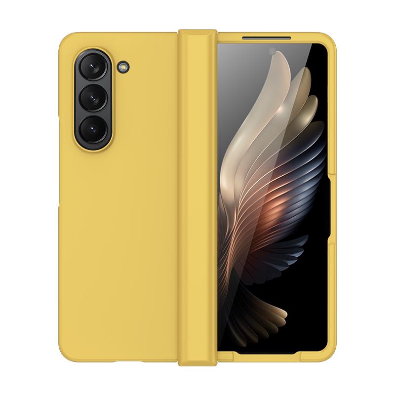 Для Samsung Z Fold 6 Складной Мобильный Чехол Ощущение Кожи Матовое Полная Защита для Чехла Телефона Samsung Z Fold 4 5