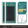 ANNAFRIS 5D Four-Leaf Clover Easy-Anchor Soft Dense W-Shape Pre-made Fan Eyelashes
