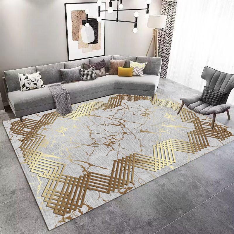 Minimalistic Carpet For Living Room Slip Resistant Rug For Sofa And Coffee Table Bedroom And Study Floor Mat Stylish Area Rug