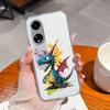 Для Oppo A1 A11 A12 A15 A17K Роскошные прозрачные чехлы с защитой объектива Загадочный узор кита Ударопрочная защитная задняя крышка-накладка для корпуса Oppo