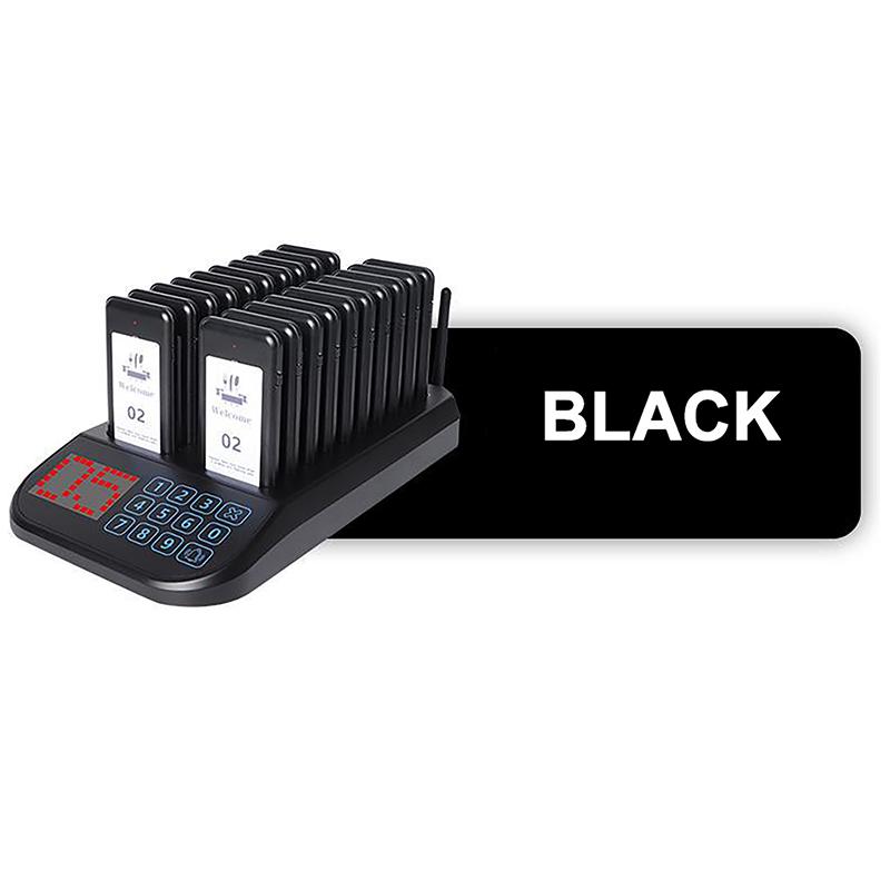Wireless Restaurant Pager Queue Paging System Call Customer Queue Device Meal Extractor Queuing for Restaurant Cafe MilkTea Shop