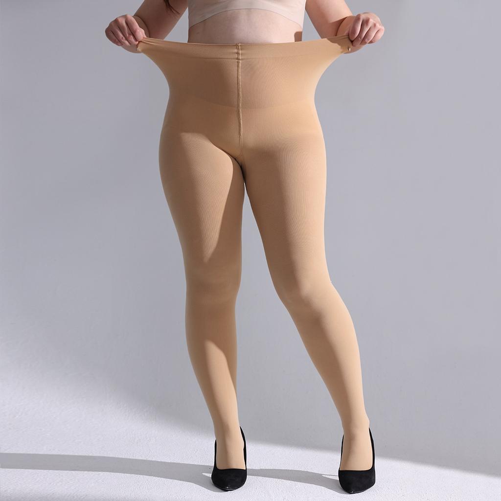 Silk Stockings for Women with High Waist and Elastic Fit with Foot Support for WomenColorful Oversized Pantyhose