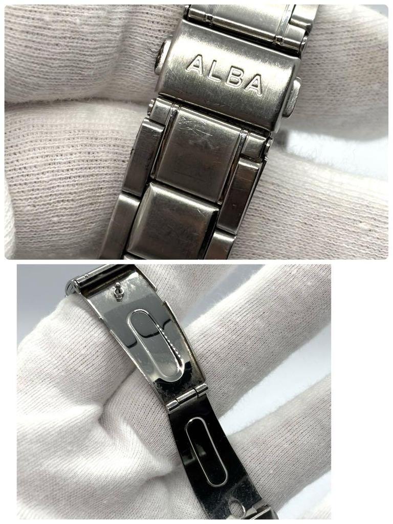 [USED] Working/Solar Seiko Watch Alba Hardlex Pair Watch