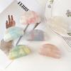 Gradient Color Gripper Korean Edition Large Acrylic Hair Grip Women'S Minimally Designed Back Hair Clip Shark Clip
