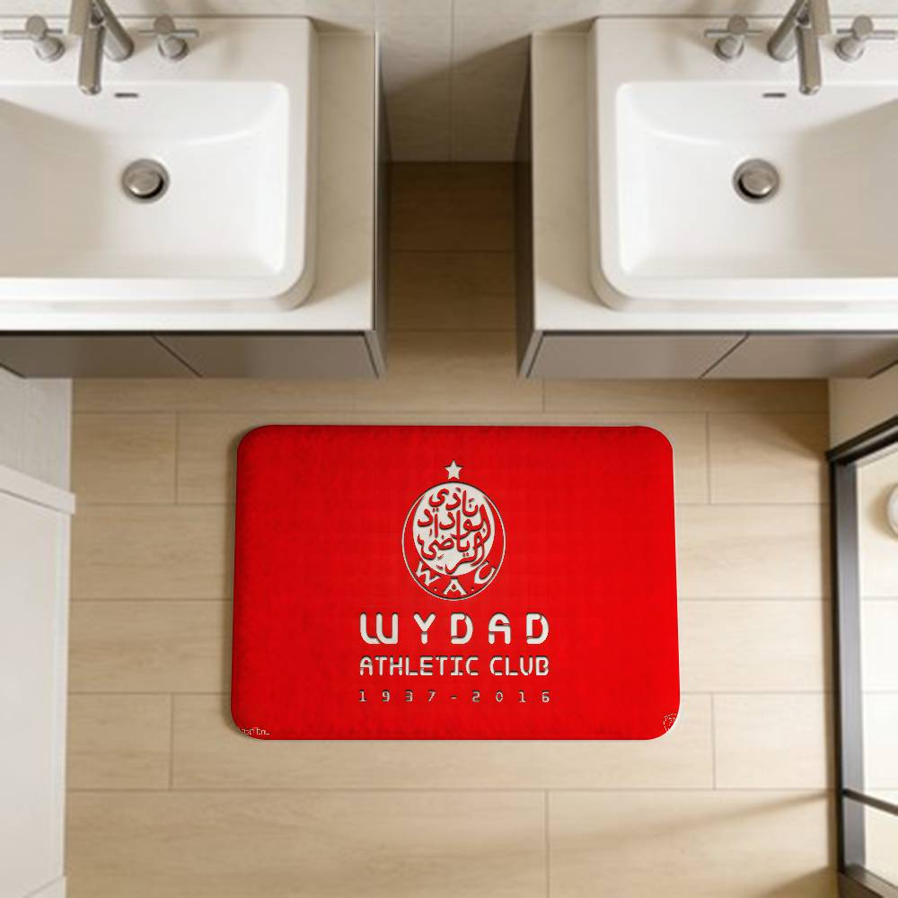Коврик для пола Wydad Athletic Club Ретро Множественный выбор Ковер для гостиной кухни Нескользящий Современный домашний декор